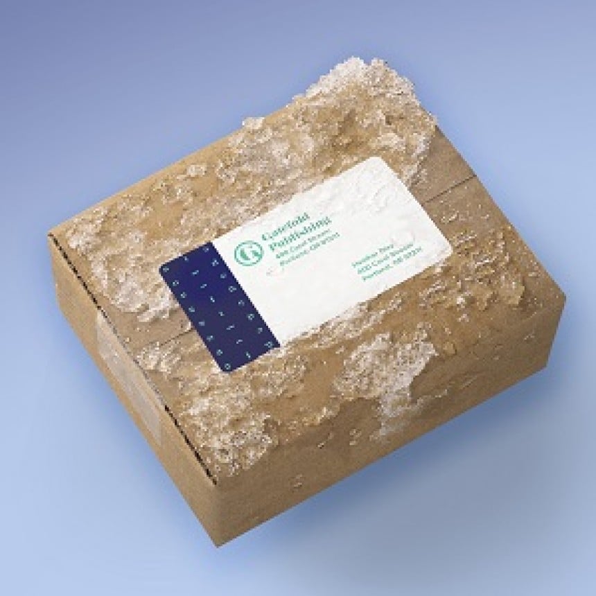 Wet box label