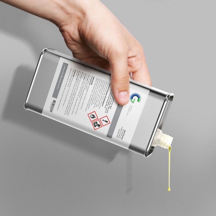 Industrial chemical waterproof paper labels