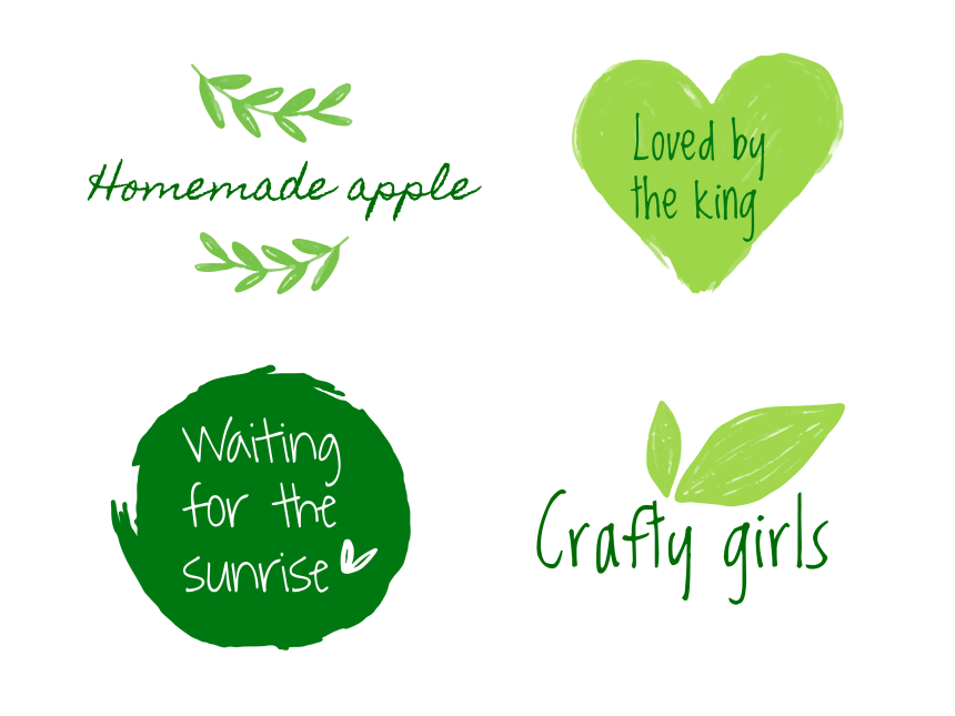 Choosing fonts for design and branding- Hand Written