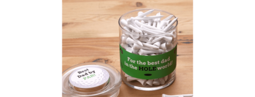 Fathers Day personalised golf gift