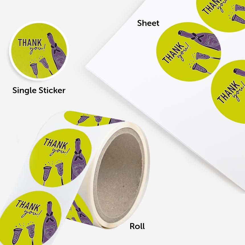 Personalised Vinyl Stickers Use Your Design Avery