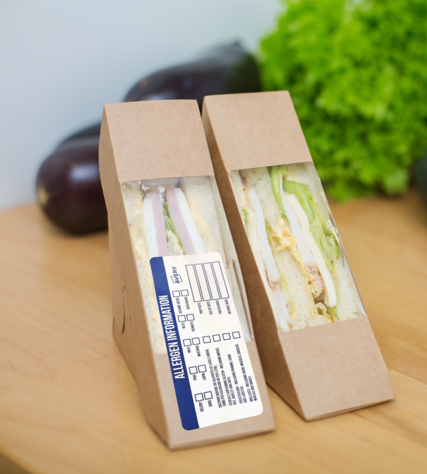 Sandwich food Labelling Sandwich food Labelling