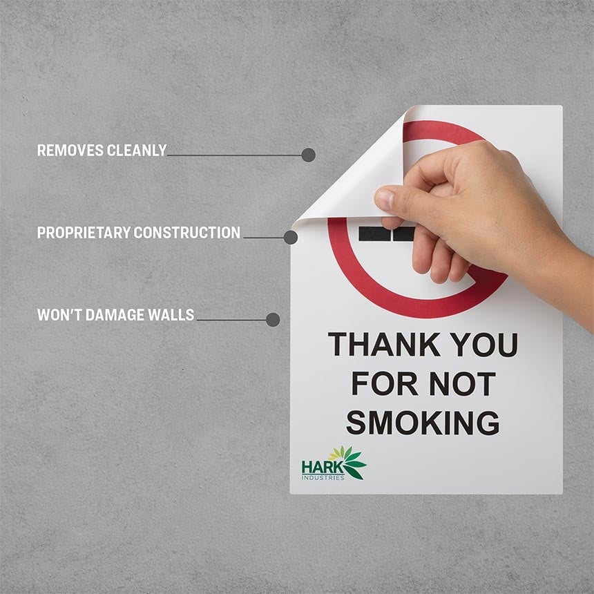 Removable no smoking wall sticker