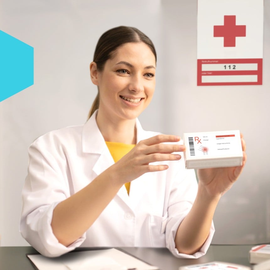 Labels for pharmaceuticals and healthcare