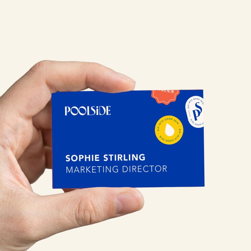 Poolside Business Card