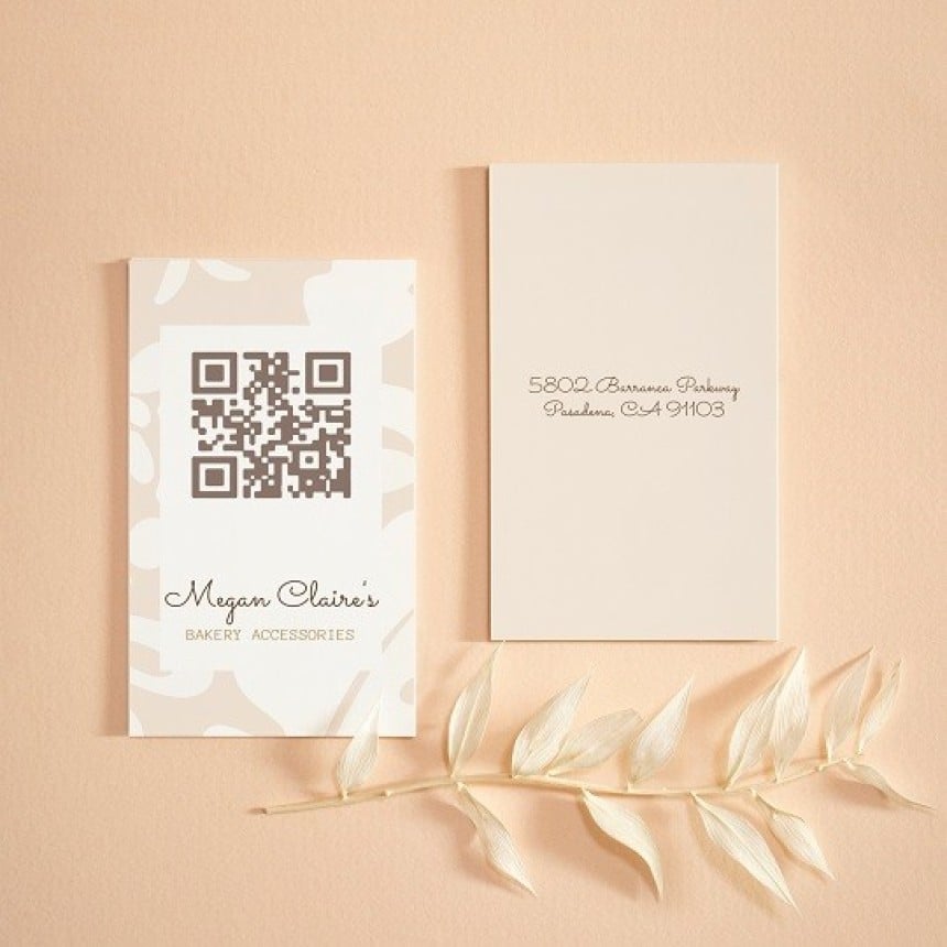 QR code wedding invite card