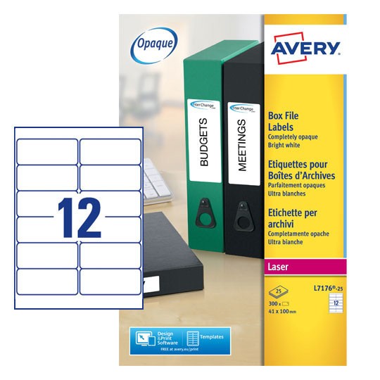 Filing Labels | L7176-25 | Avery