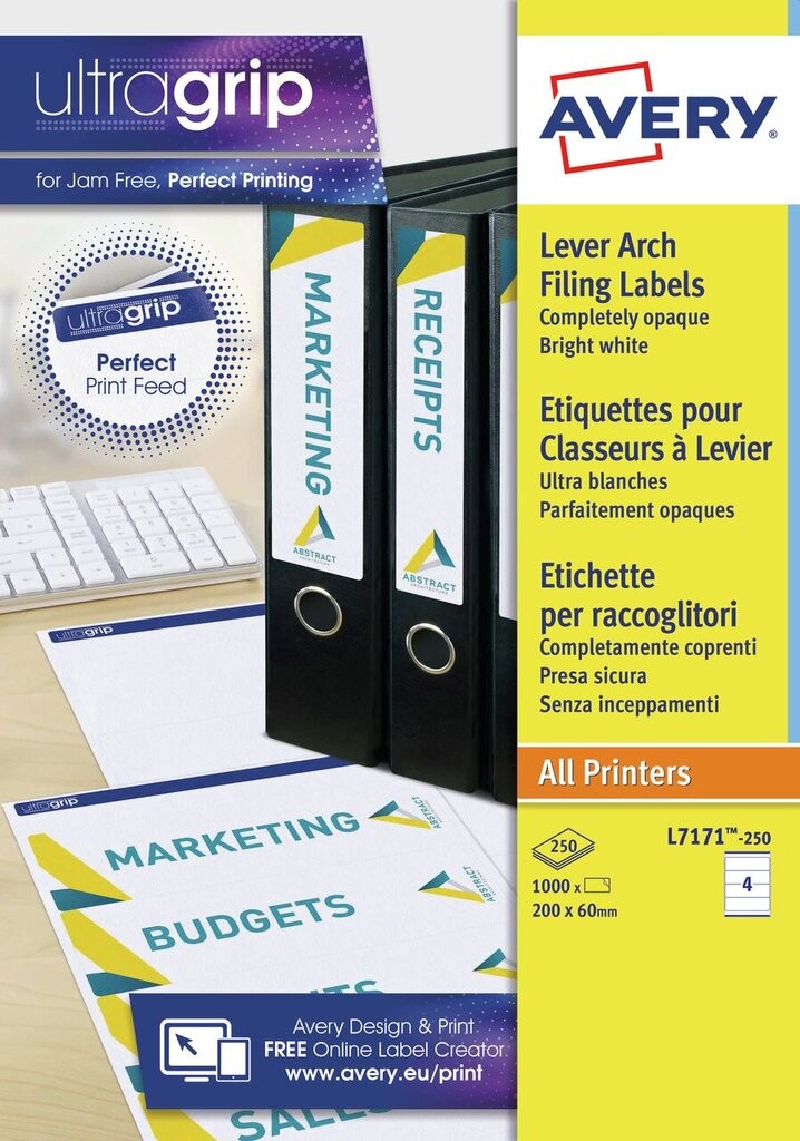 Filing Labels L7171250 Avery