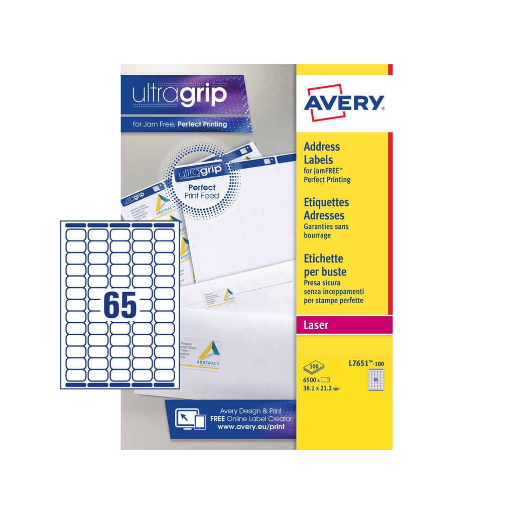 mini address labels l7651