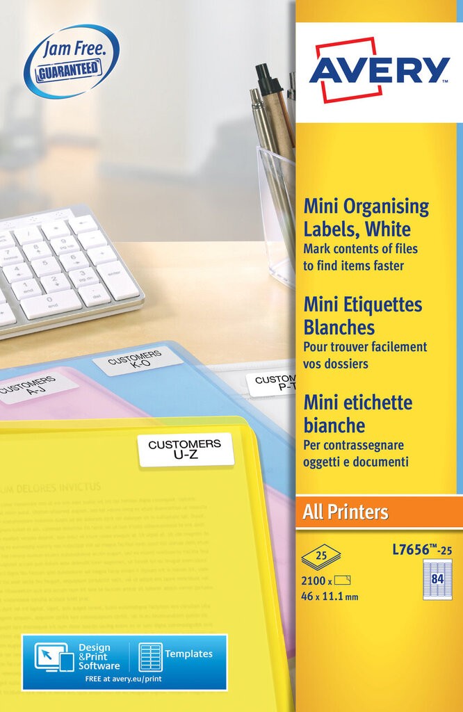 Mini Multipurpose Labels | L7656-25 | Avery
