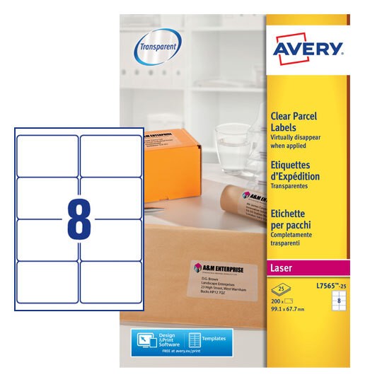 Parcel Labels | L7565-25 | Avery