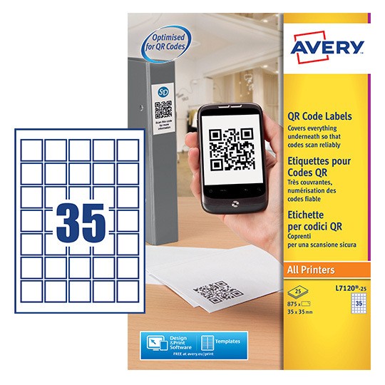 QR Code Label Template