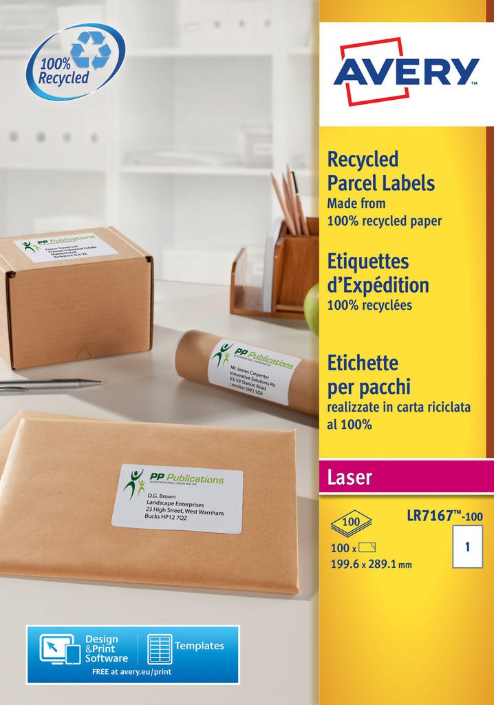 Parcel Labels | LR7167-100 | Avery