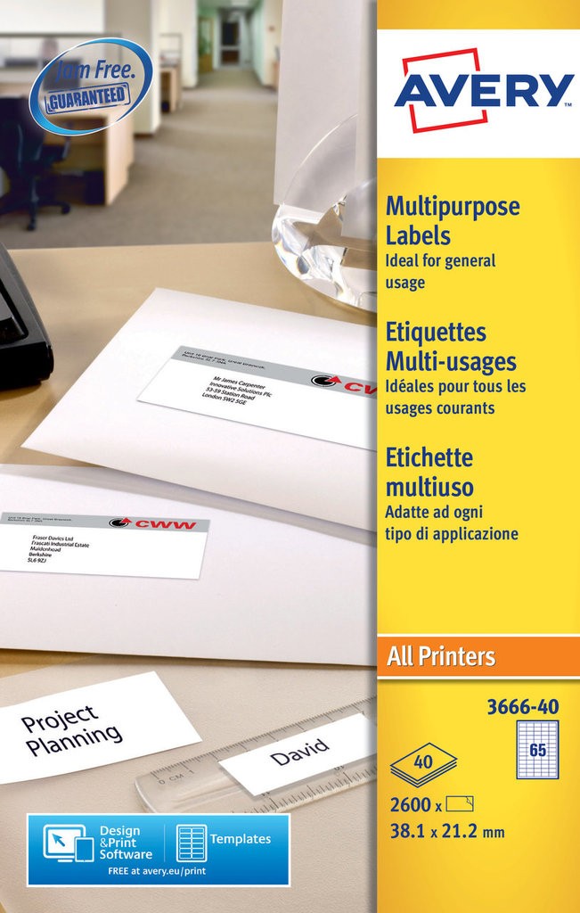 Multipurpose Labels 366640 Avery