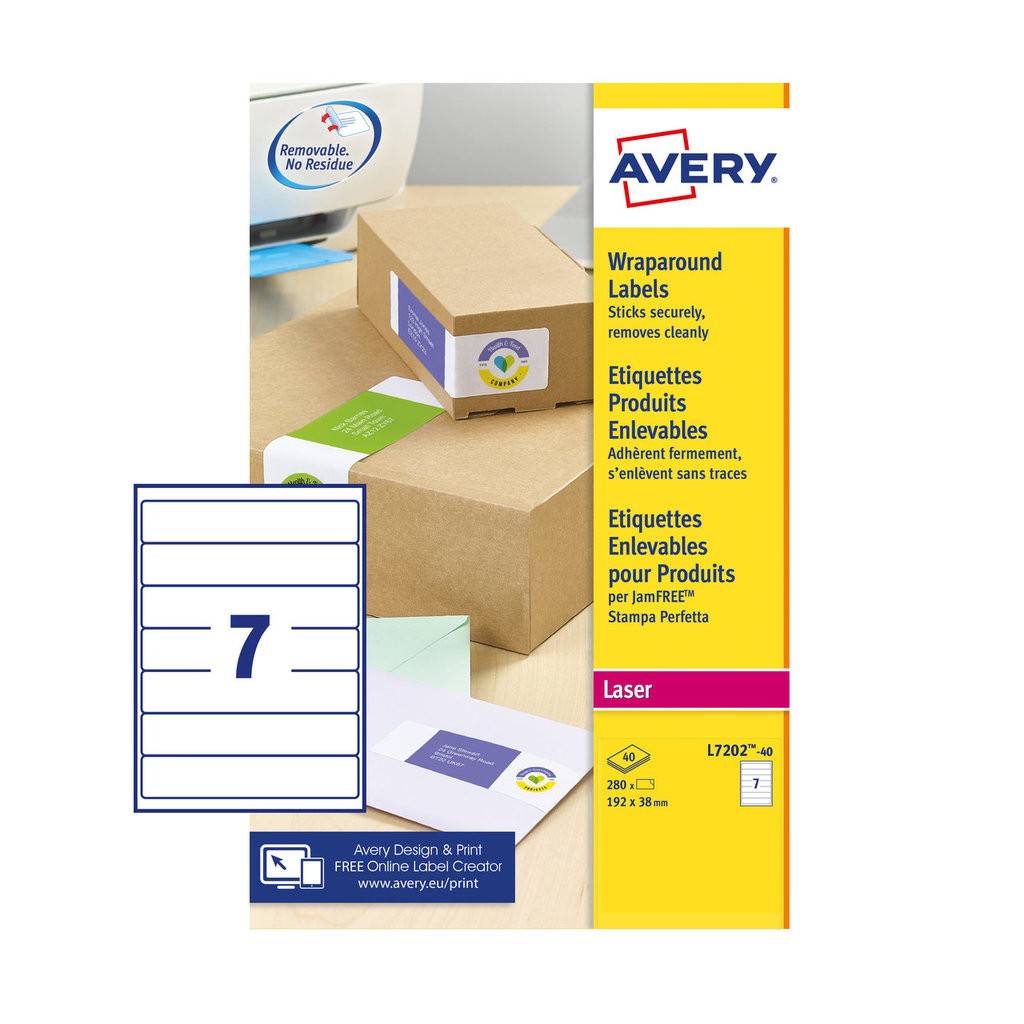 Avery Wrap Around Label Trovoadasonhos