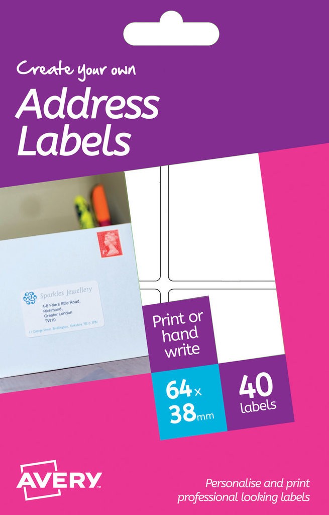 address labels hal04 avery