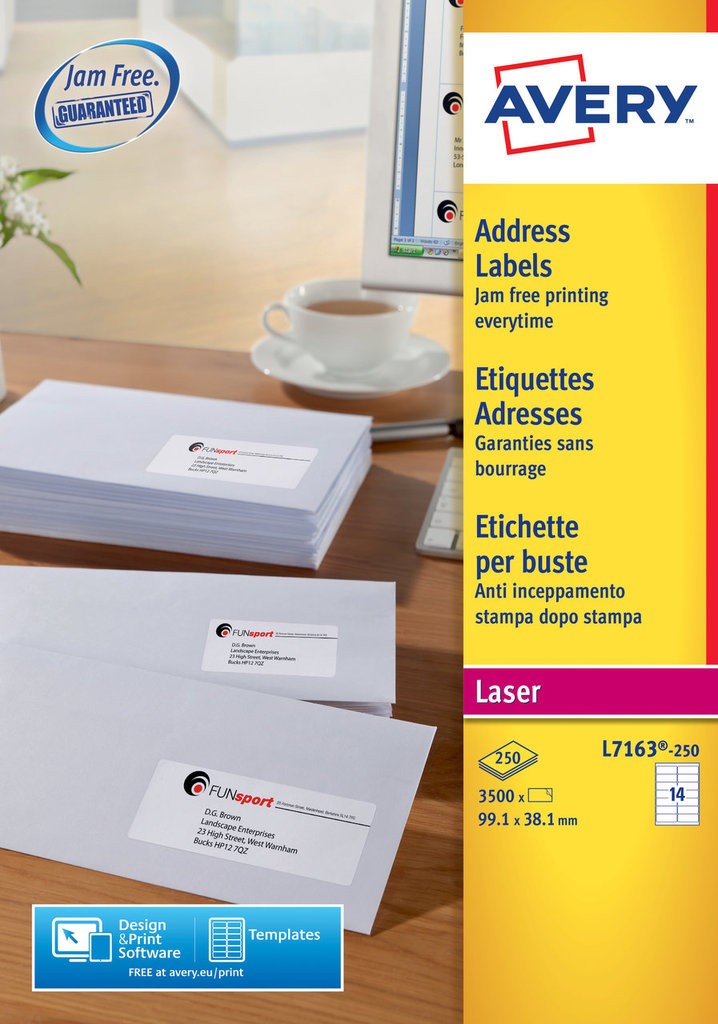 Address Labels | L7163-250 | Avery