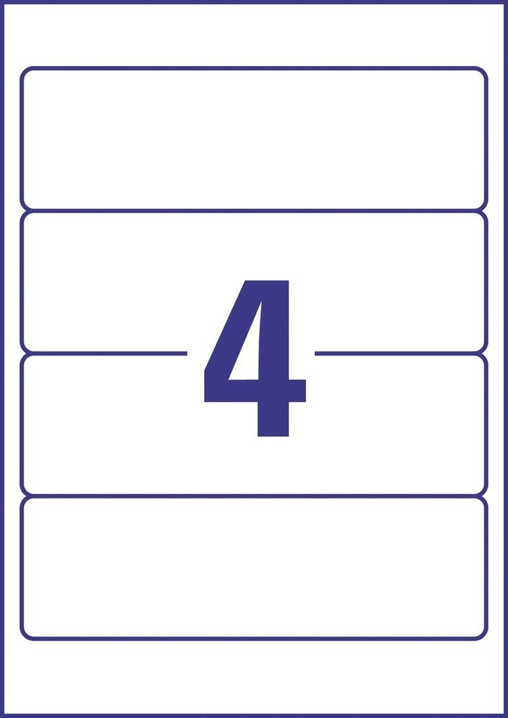 Print file labels from excel