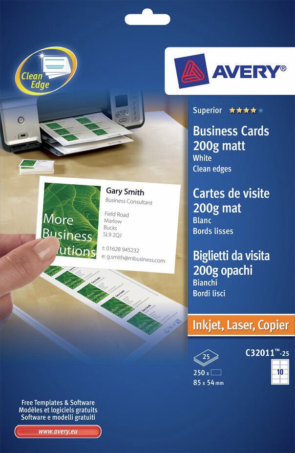 Business Cards | C32011-25 | Avery
