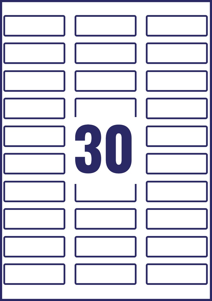 Storage Box Labels Template