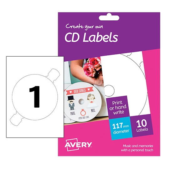 music cd labels