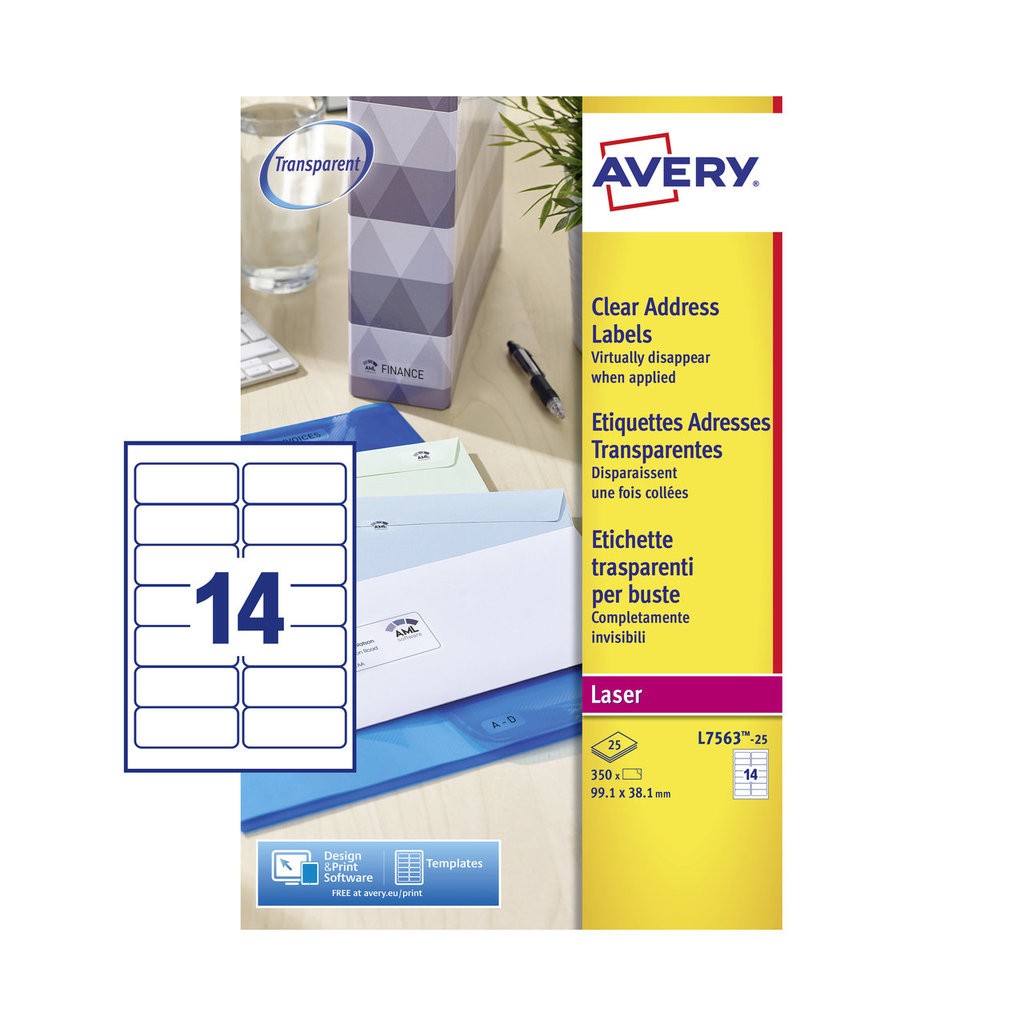 Address Labels | L7563-25 | Avery