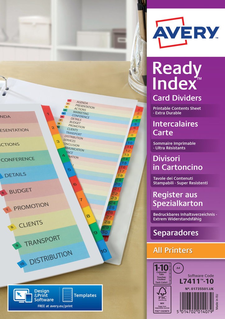Ready Index™ Dividers