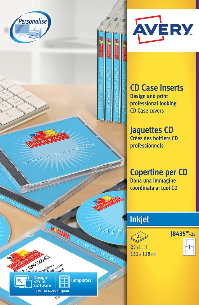cd case inserts j8435 25 avery cd case inserts