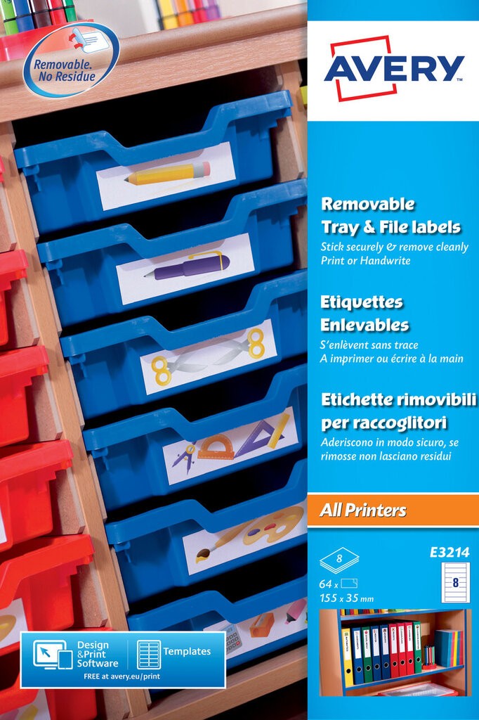 Removable Labels | E3214 | Avery