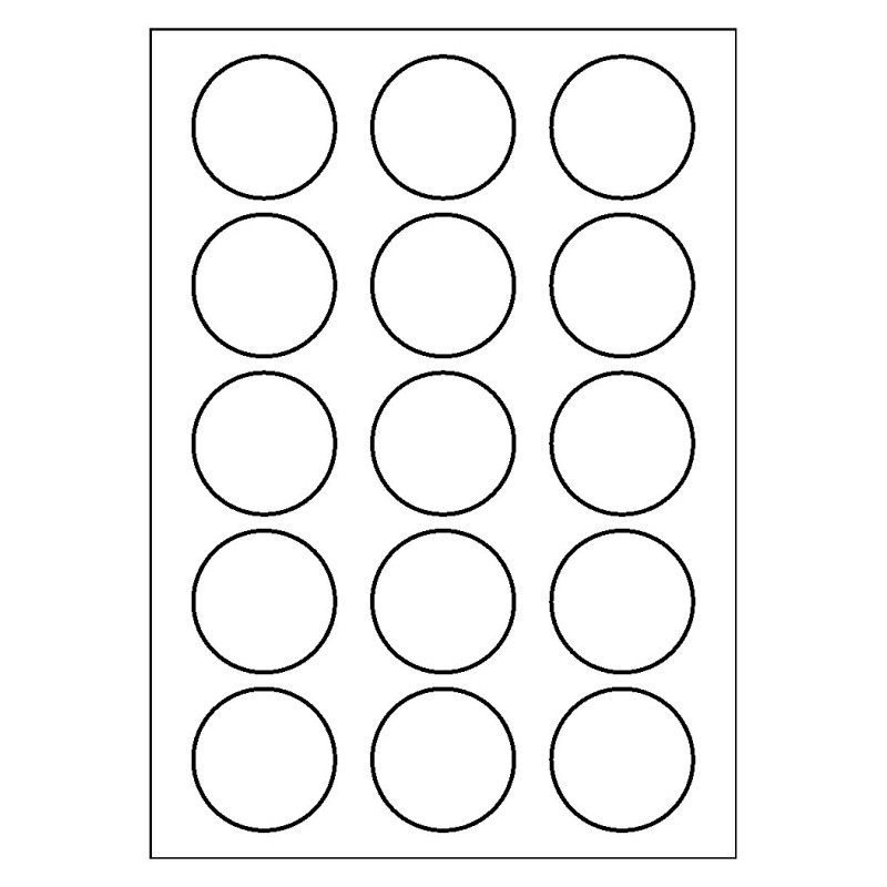 Template for Avery 51-RND | Avery