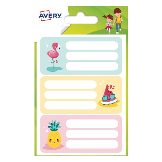 Avery Tropical School Labels