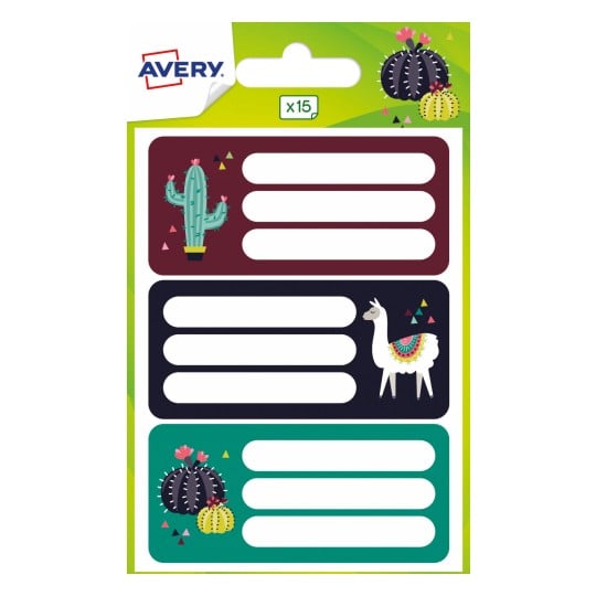 Avery Fiesta School Labels