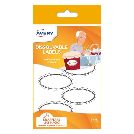 Avery Dissolvable Labels