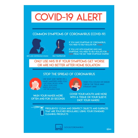 COVBGA3 Coronavirus Business Guidance A3 Poster