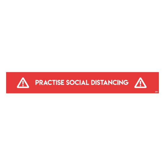 Avery COVID Social Distancing Floor Decal COVFSR1000G