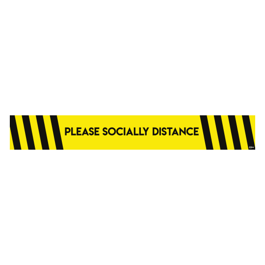 Avery COVID Social Distancing Floor Decal - COVFSYB1000G
