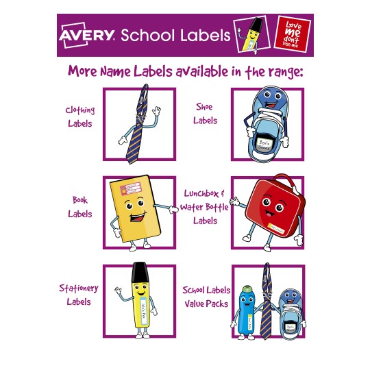 School Labels Ecol15f Uk Avery