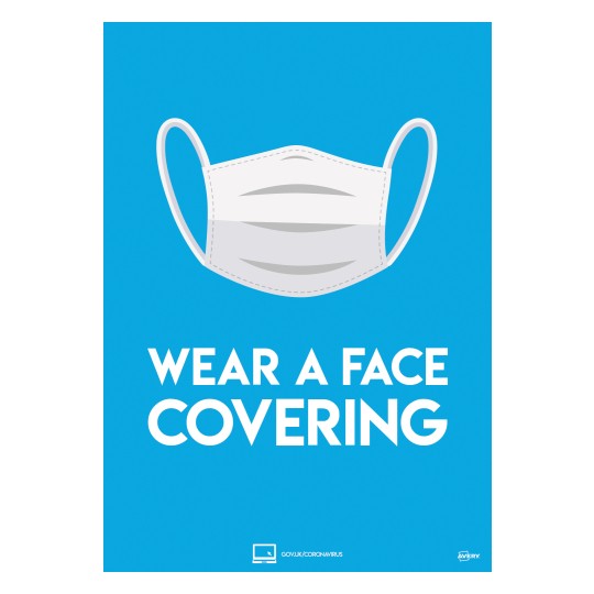 product_covid-19_Wear a Face Covering A4 Sign - COVFCA4