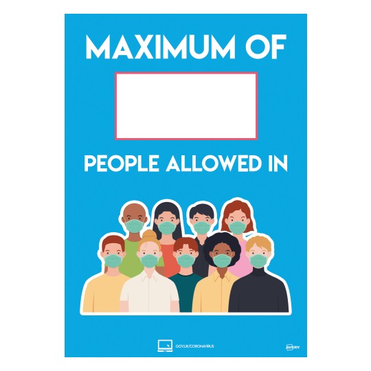 product_covid-19_Maximum People Allowed Sign - COVMXA4