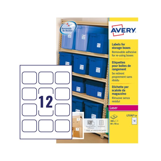 Storage Box Labels L7191-25