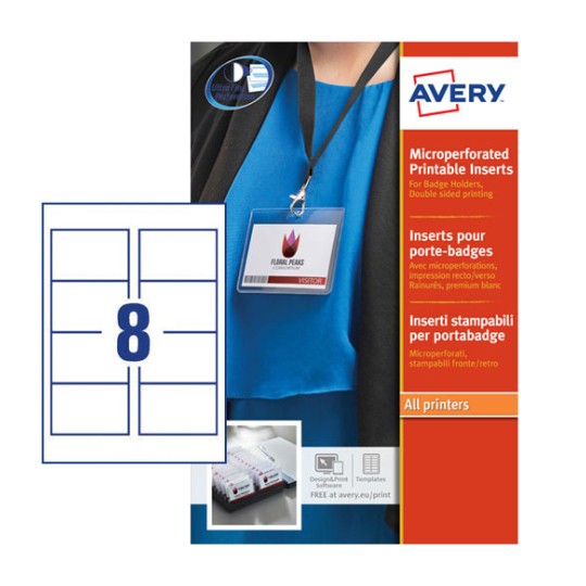 Name Badge Inserts | L7418-25 | Avery