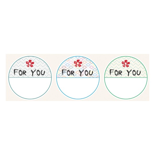 Round For You ZDesign Stickers 56816 38 mm