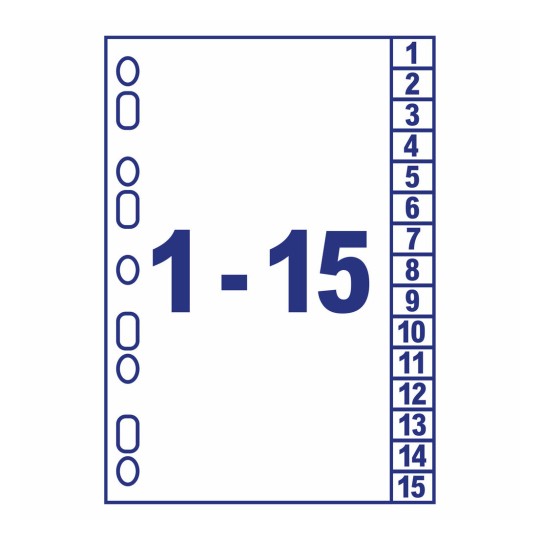 Mylar Dividers, 05463061 05463061 222 x 297 mm