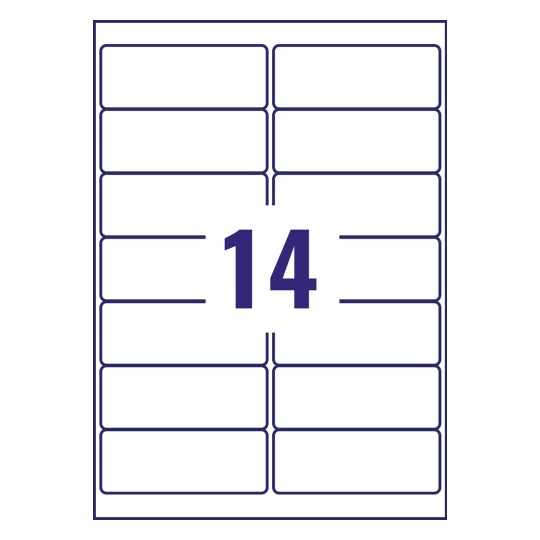 Multipurpose Labels MP7163-40 99.1 x 38.1 mm