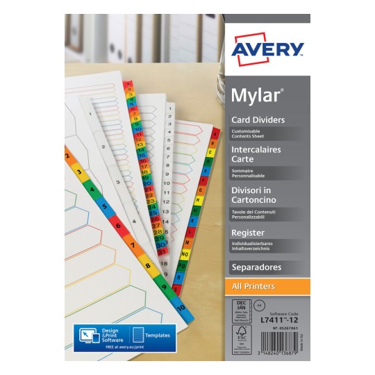 Mylar Dividers 05267061