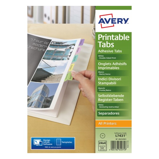 Printable Tabs 05412501