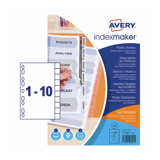 Index Maker™ Dividers, 05113081 05113081