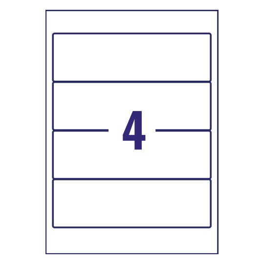 Wraparound Labels L7200-40 200 x 60 mm