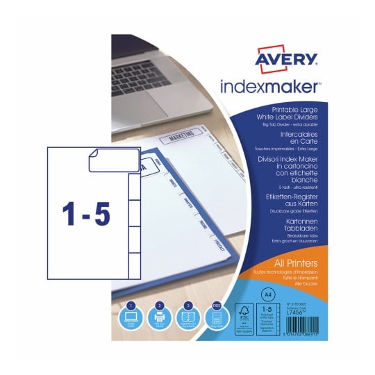 Index Maker™ Dividers, 01810005 01810005