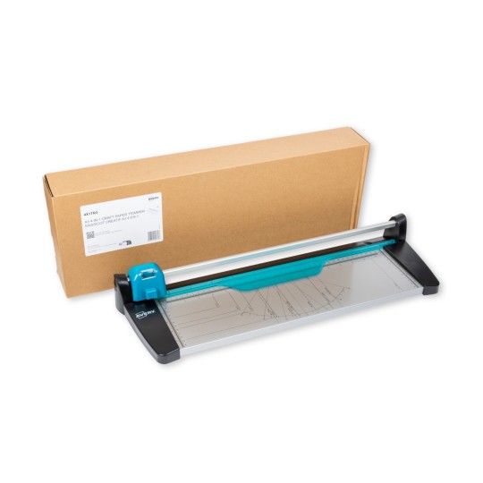 Avery A3 4-in-1 Paper Trimmer - Craft & Office Cutter with Straight, Wavy, Dash & Fold Cuts  4X1TR3